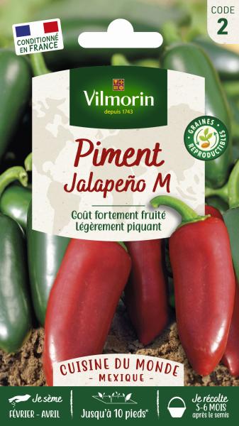 Potagères - Piment Jalapeño - Cuisine du Monde - PACKAGING_RECTO